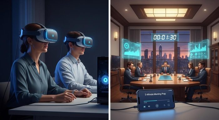 最新の学習手法であるVR研修とマイクロラーニング