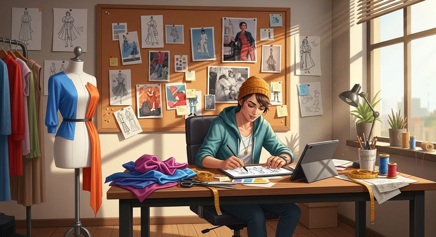 アパレルデザイナーの仕事内容と志望動機のポイント。