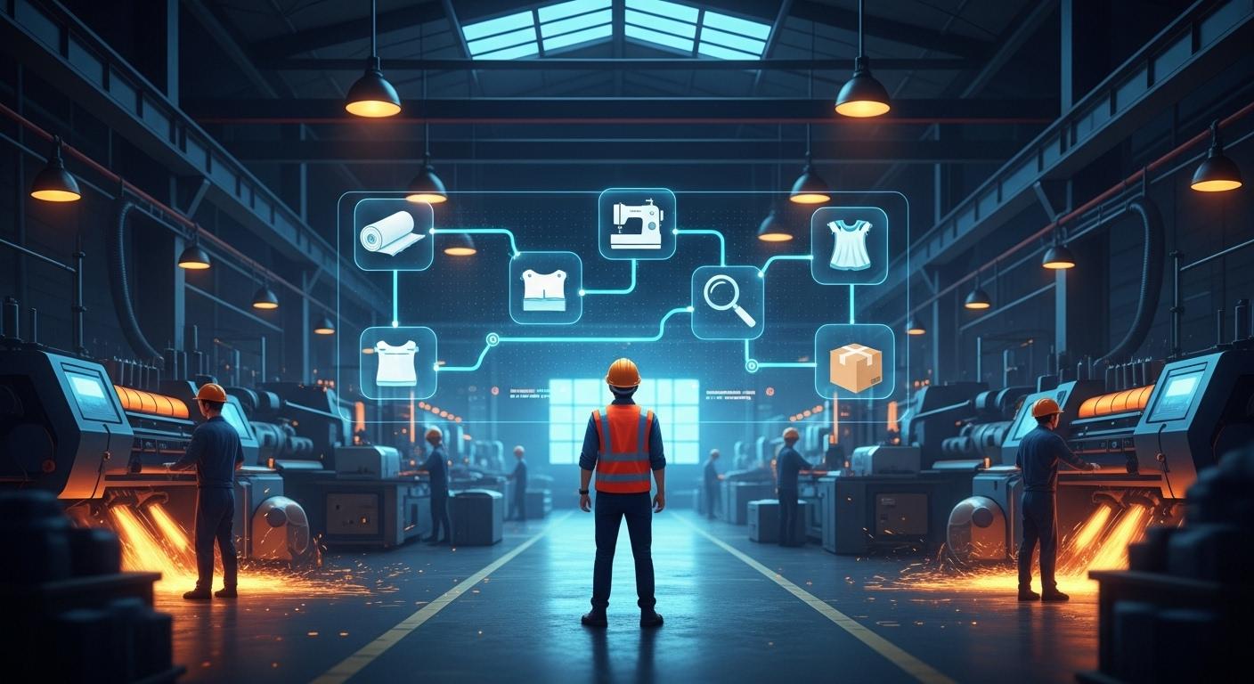 アパレル生産管理の仕事内容。