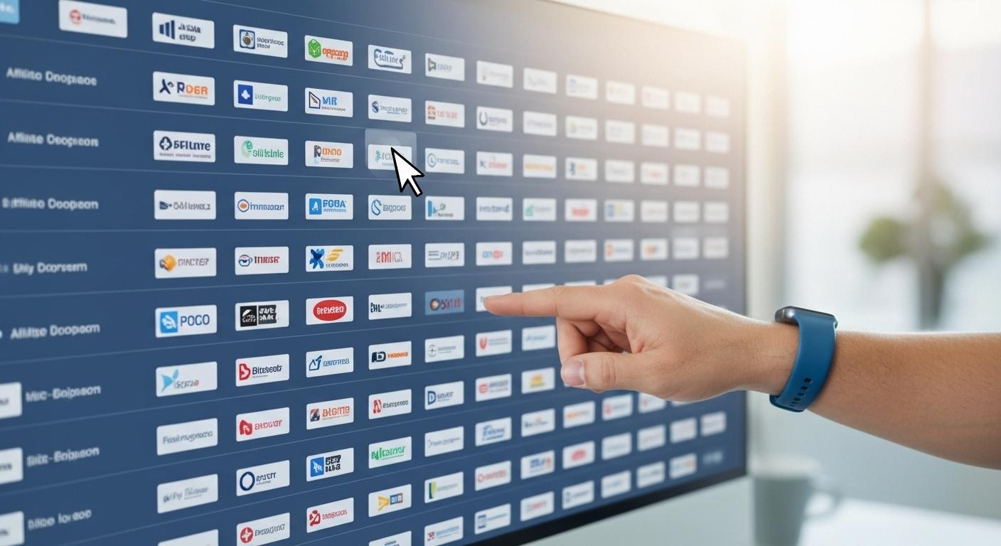 複数のASPのロゴが一覧表示された画面。