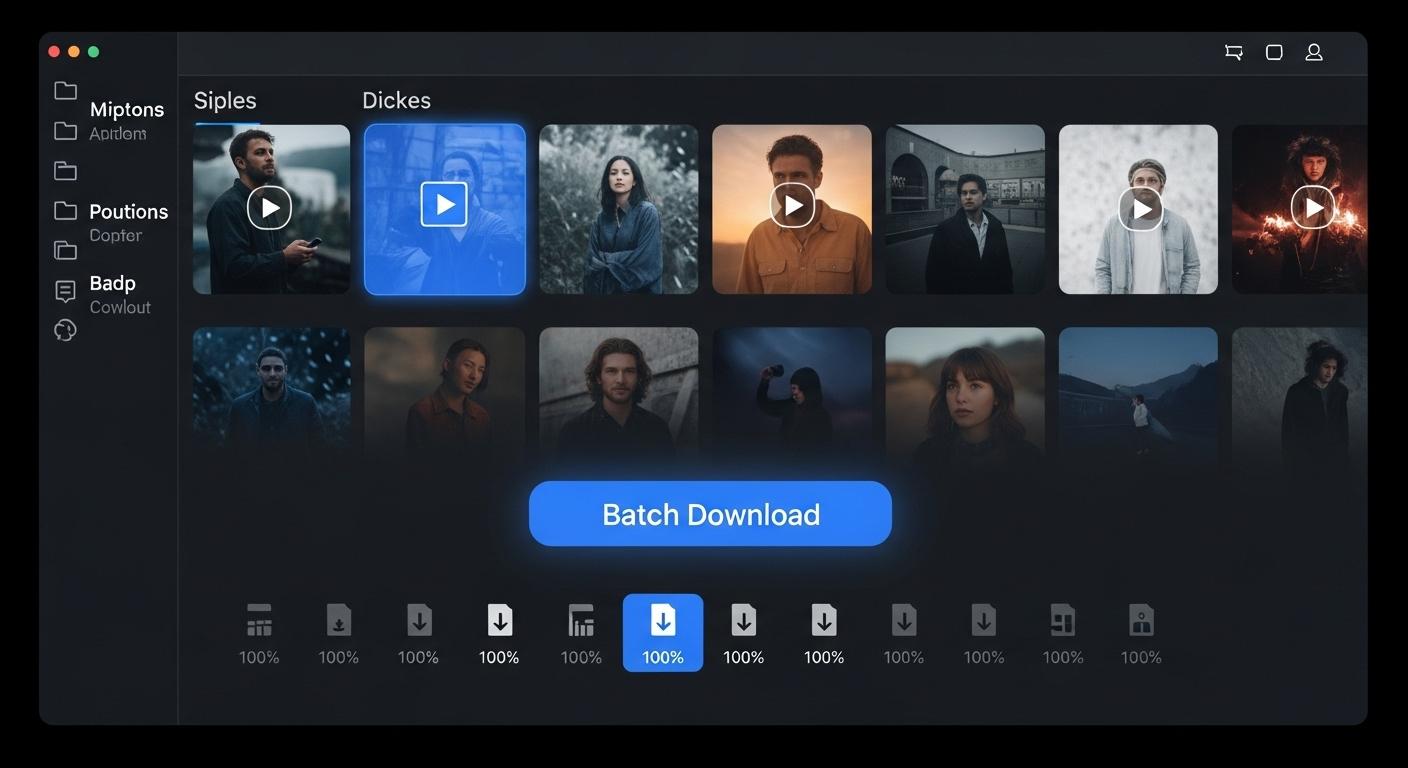 複数動画を一括ダウンロード（バッチ処理）する機能と作業効率の向上