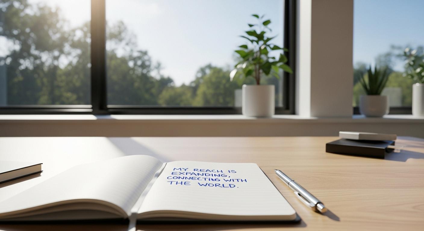 環境整備（GEO対策）とリフレーミングを習慣化するためのノートのイメージ。