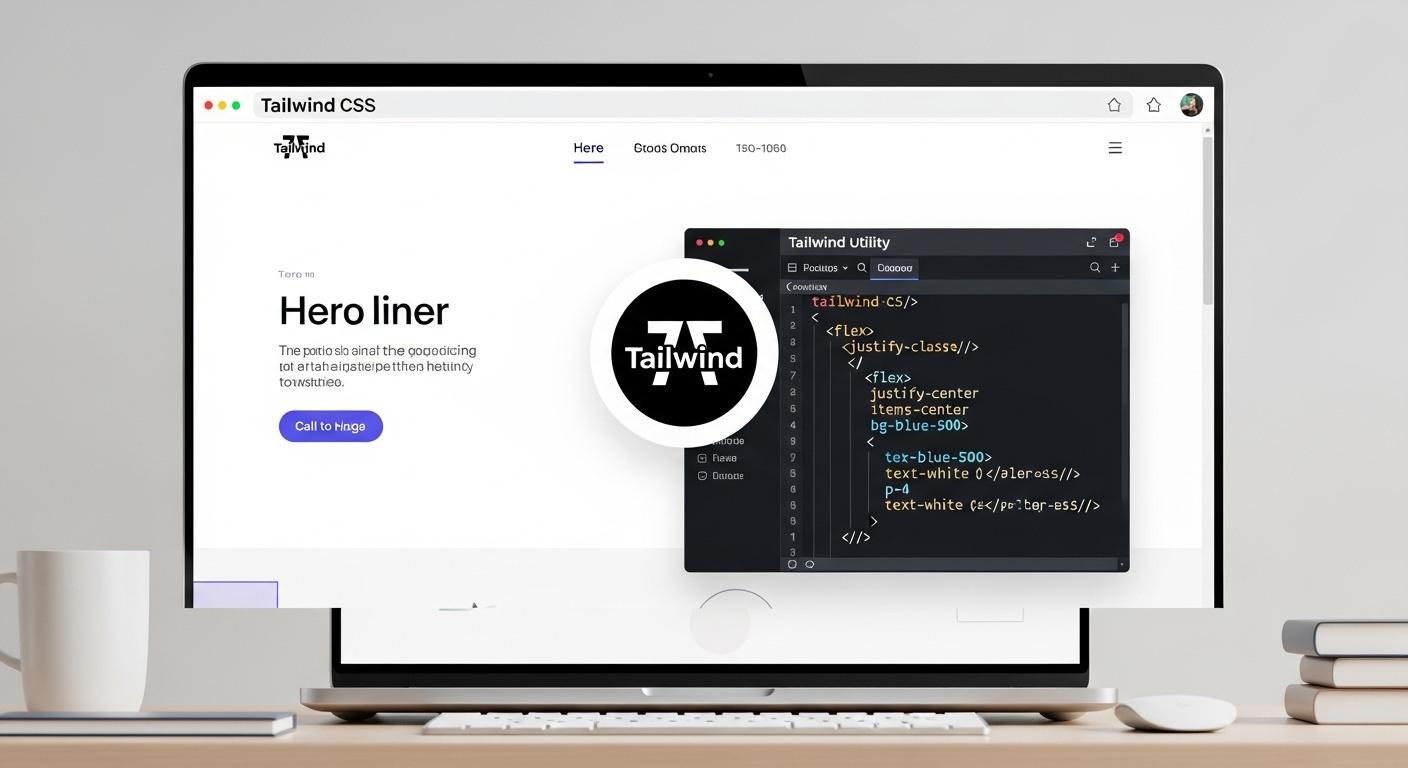 Relume AIが生成したTailwind CSSベースのクリーンなWebサイト。