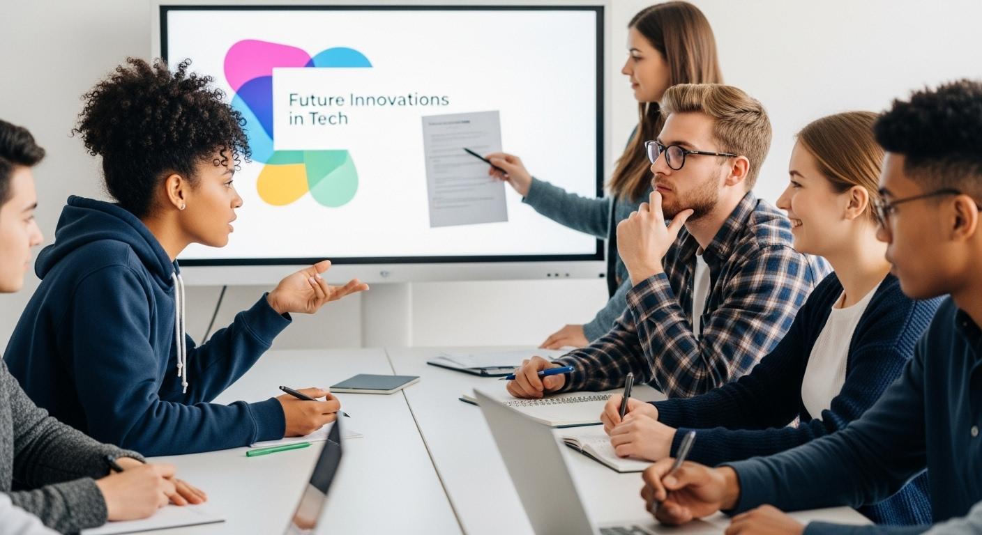 高校生や大学生が学業と両立するためにアルバイトについて話し合う様子