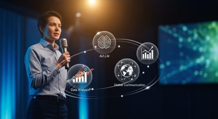 2025年の転職市場で有利なスキル(AI、データ分析など)のイメージ