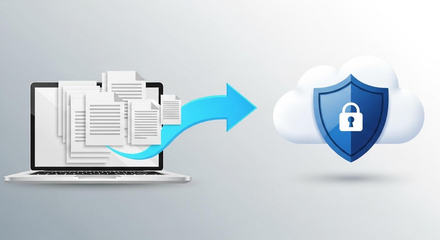 2025年の大容量アーカイブサービス利用のトレンドを示すグラフィック。