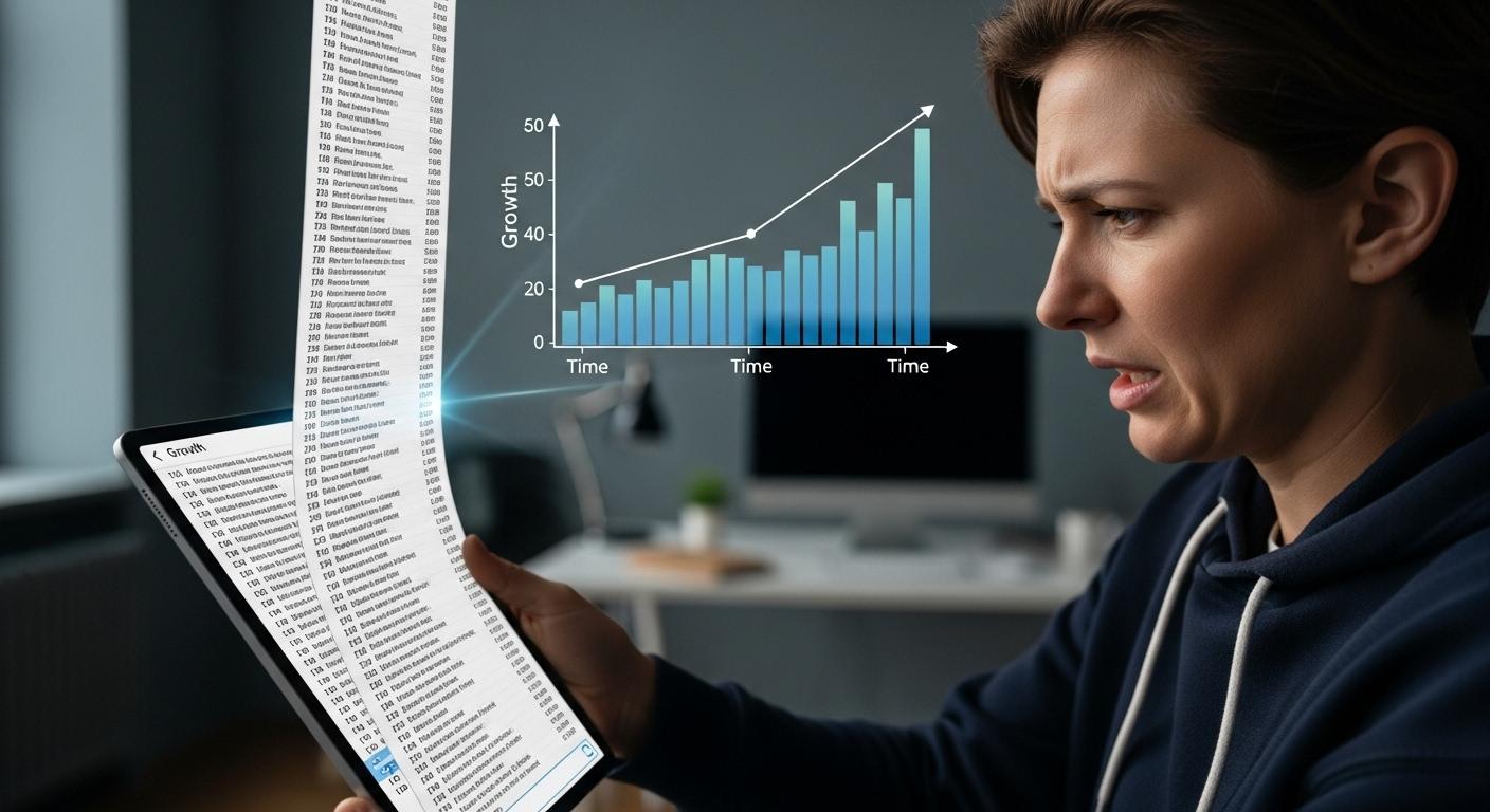 成果が出るまでの遅さと多大な工数に苛立ちを感じる人。