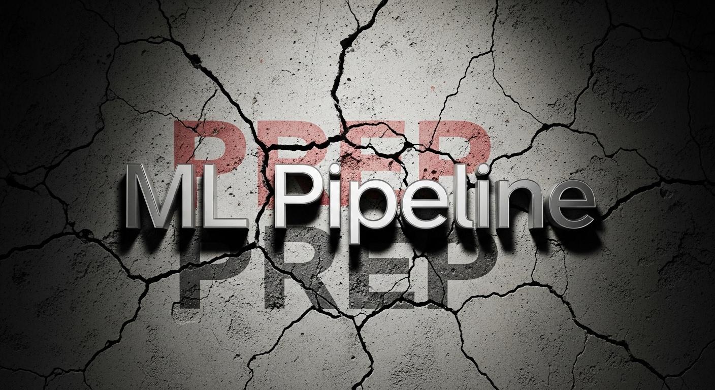 古いPREP法を覆い隠す現代的なデータ分析パイプラインのイメージ。