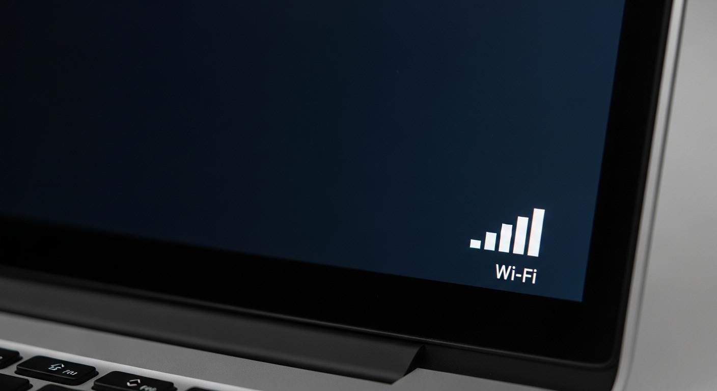 Windows 11で弱い Wi-Fi 信号強度を示す アイコン