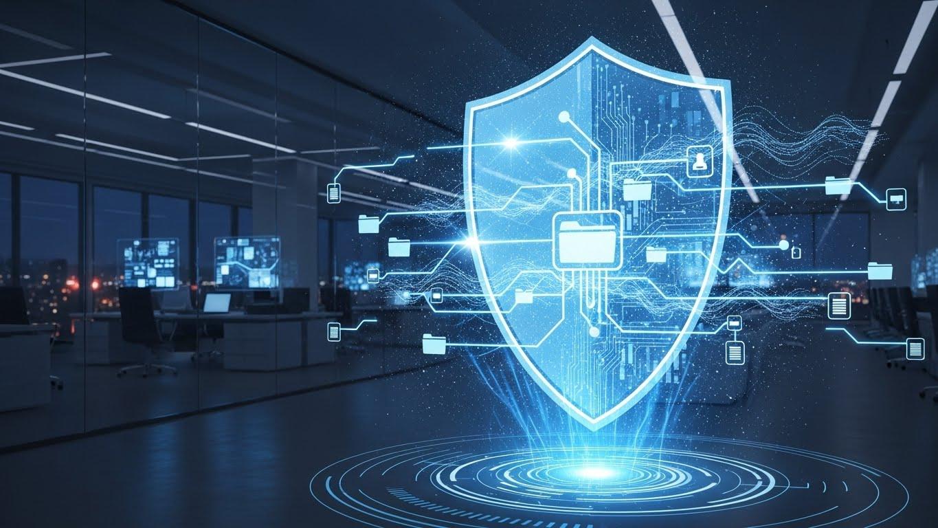 企業におけるファイル共有のセキュリティ対策イメージ