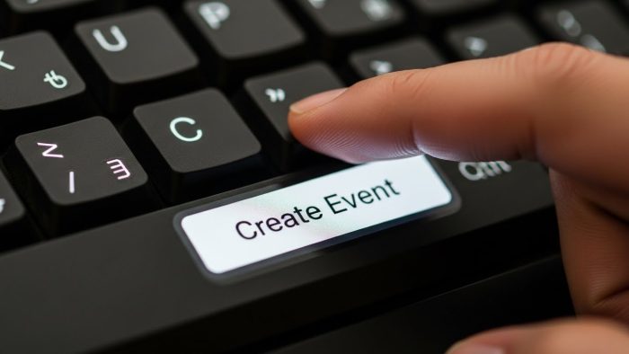 新規予定を作成するキー操作のイメージ