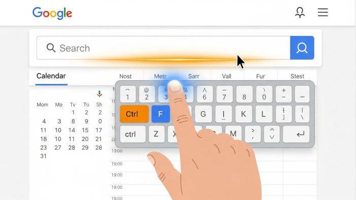 予定を検索するショートカットの実行画面