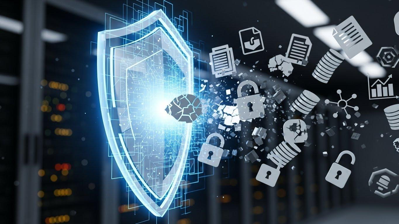 社内情報漏洩対策の重要項目を示すイメージ図