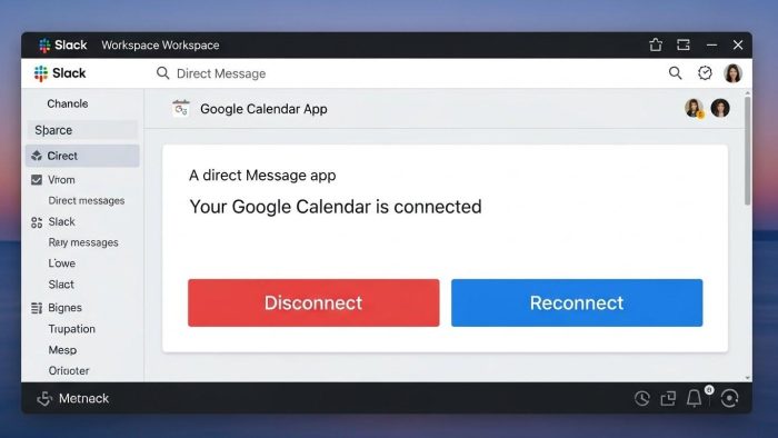 連携の解除と再接続の操作画面