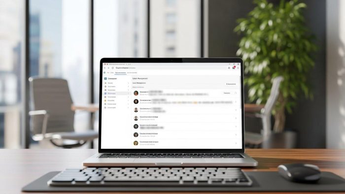 Workspace管理者の共有制御画面