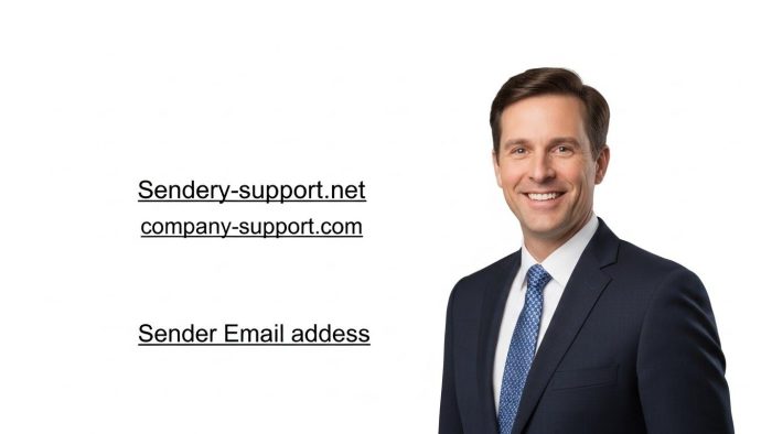 本物のビジネスメールとAI作成の偽メールを比較した図解
