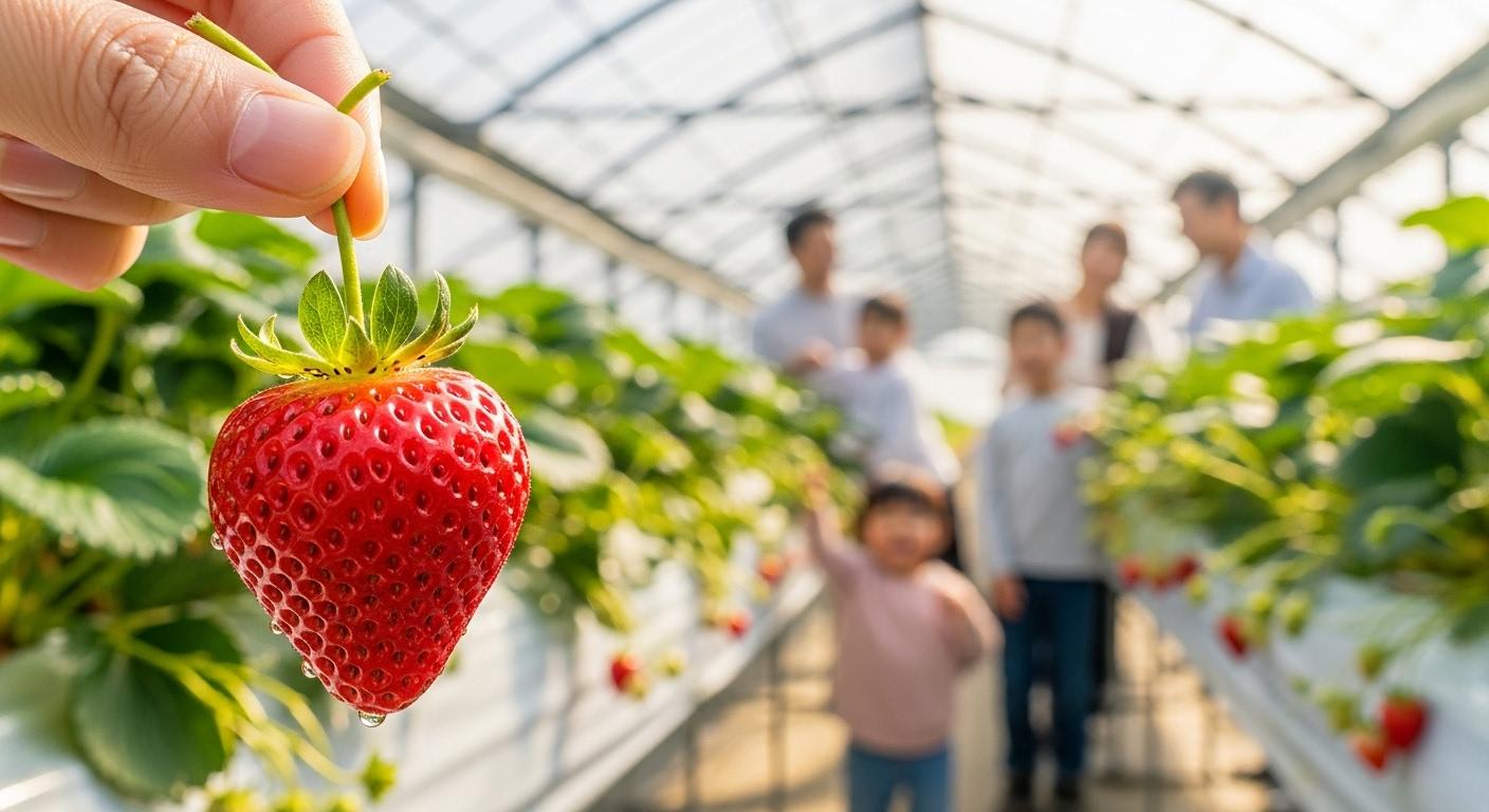 千葉県で2026年に楽しめる予約なし・食べ放題のいちご狩り農園のイメージ