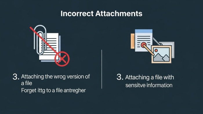 メール誤送信の主な原因を示すインフォグラフィック