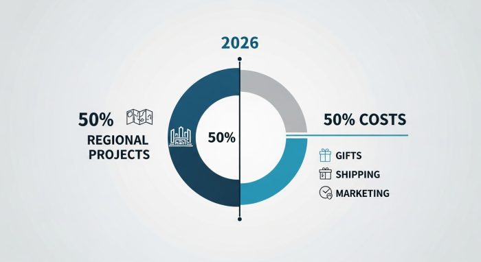 ふるさと納税の経費率5割ルールを説明したインフォグラフィック