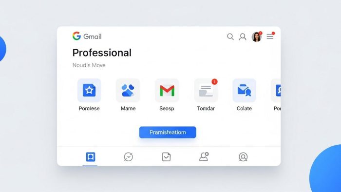 Gmailでの送信ドメイン認証確認と公式マークの解説図