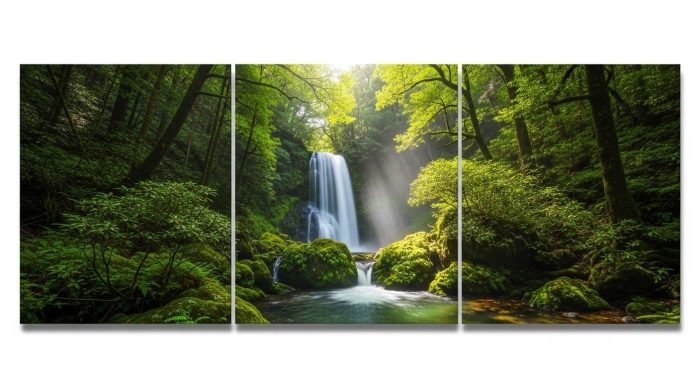 伊豆旅行の楽しみである金目鯛料理、滝、温泉のコラージュ画像