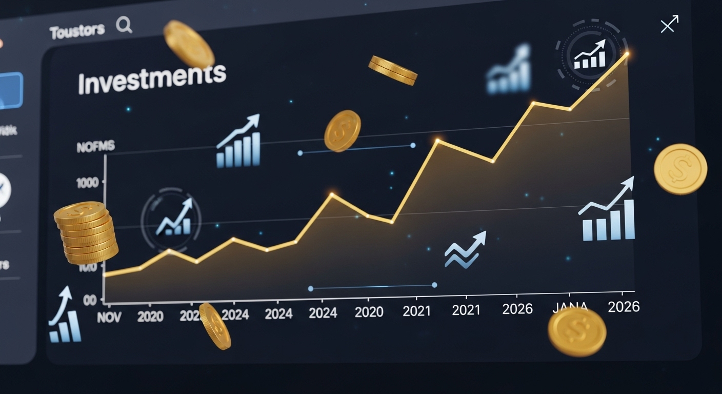 2026年1月時点の新NISA運用実績と資産推移のインフォグラフィック