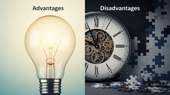 KJ法のメリットとデメリットの比較図