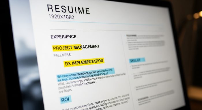 ITコンサル転職を成功させるための職務経歴書の重要ポイントのハイライト