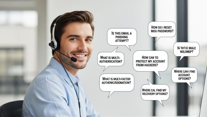 セキュリティ対策に関するよくある質問のビジュアル