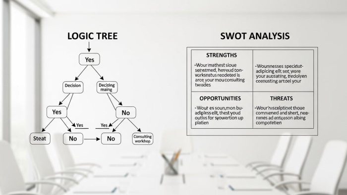 ビジネスフレームワークのテンプレート例