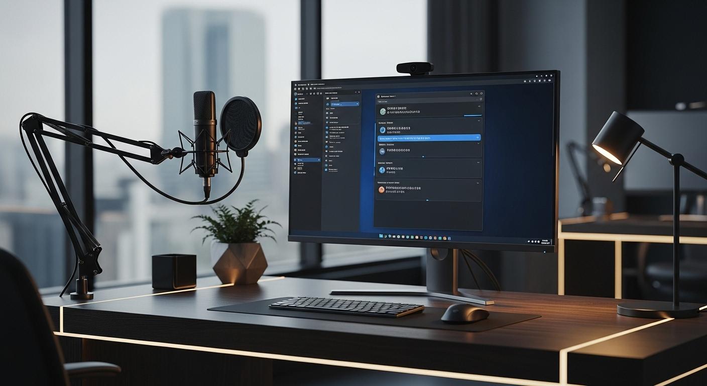 Windows 11の音声認識機能を使ってPCで文字起こしをしている様子