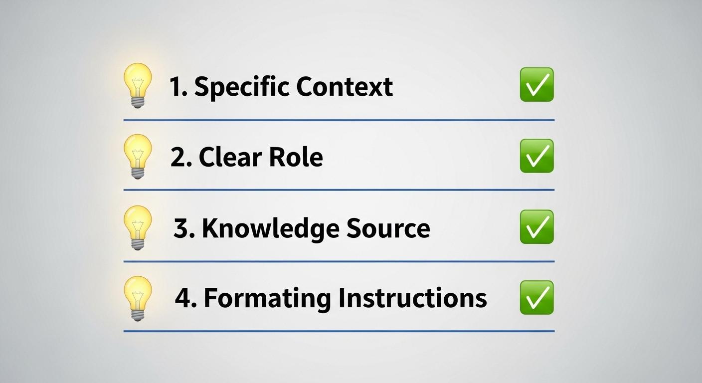 AIエージェントの回答精度を向上させるためのヒントをまとめた図解