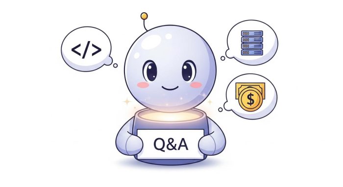 AIエージェントに関するFAQの親しみやすいイラスト