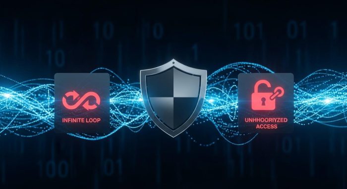 AIエージェントのセキュリティとリスク管理の概念図