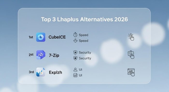 Lhaplusの代わりに使えるおすすめ圧縮・解凍ソフトのランキング一覧