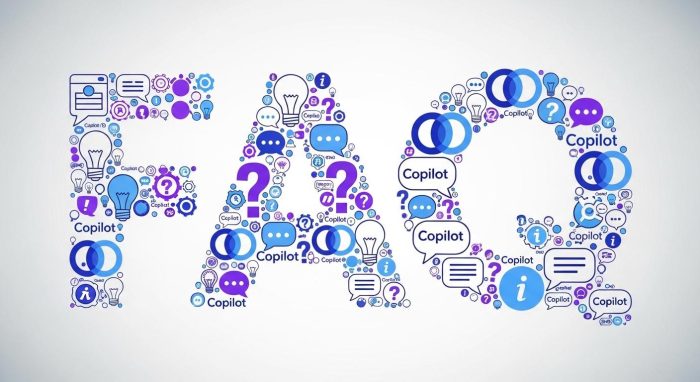 Copilotに関するよくある質問のイメージ図