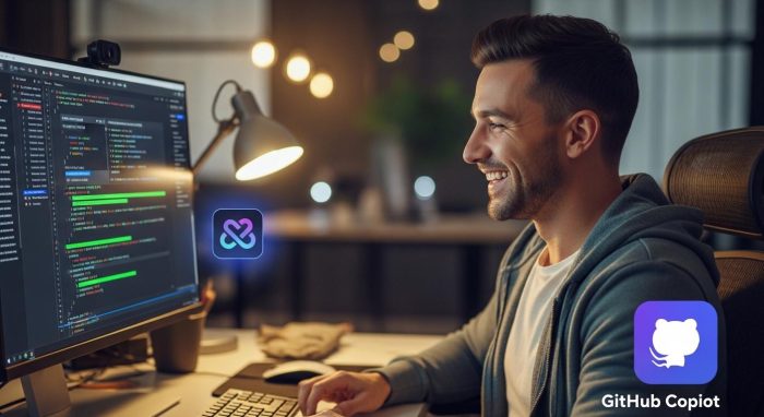 AI活用により成功を収めるエンジニアのイメージ