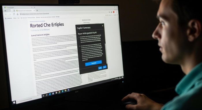Microsoft Edgeのサイドバーで記事を要約するCopilot