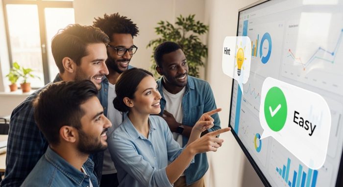 新しいツールを学ぶチームの様子