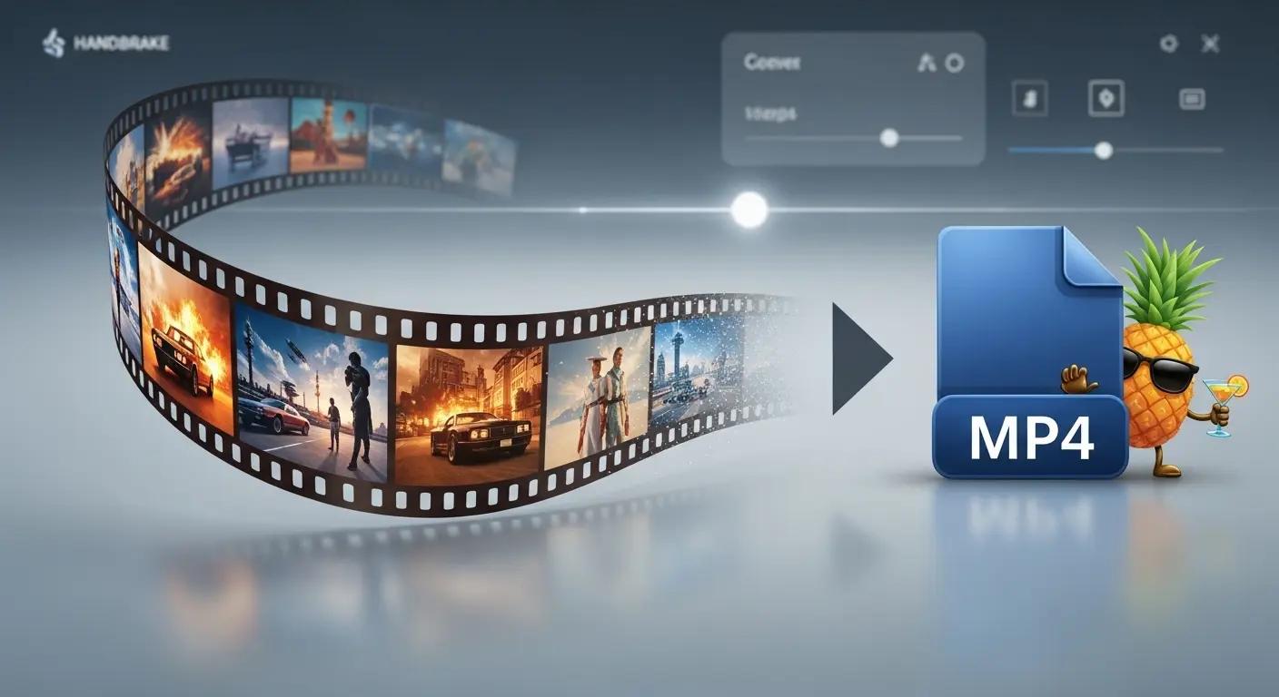 Handbrakeの使い方を解説する動画変換ソフトのイメージ画像