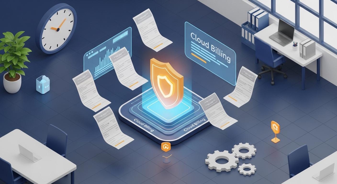 2026年最新の請求管理システム導入による業務効率化とセキュリティ強化のイメージ図