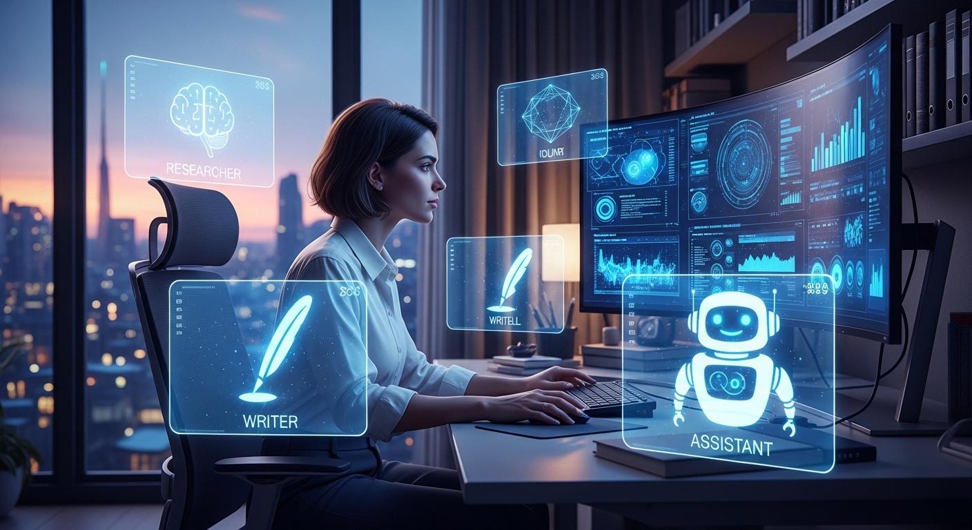 2026年の個人利用に最適なAIエージェントを比較・選択するイメージ図