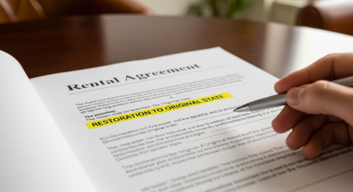 賃貸借契約書の原状回復条項