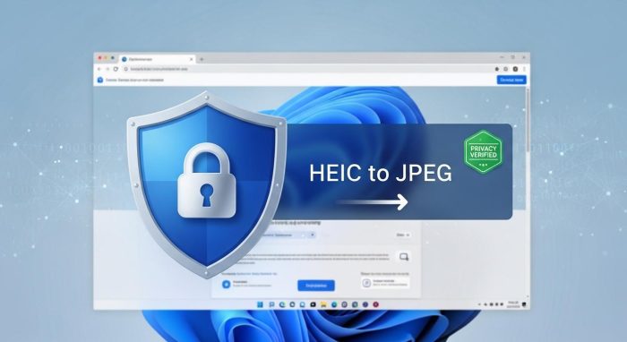 安全なオンラインHEIC変換サイトを見極めるためのチェックポイント