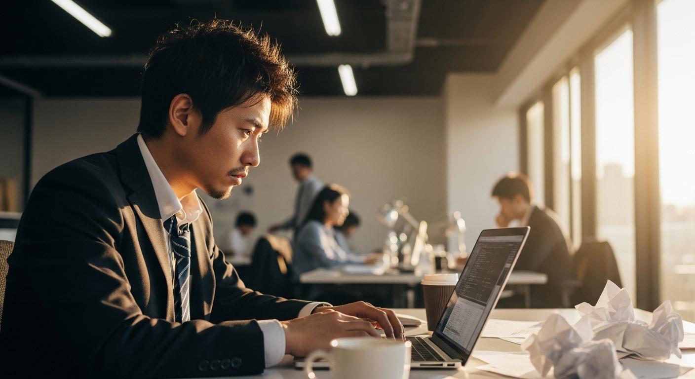 営業職を辞めたいと感じて悩む新卒社員