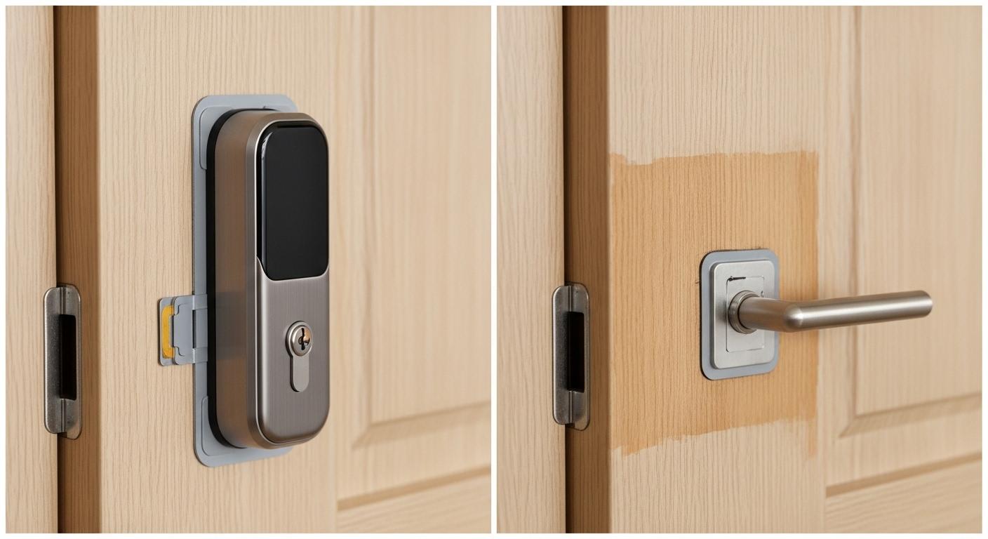 跡を残さず設置・撤去されたスマートロックの比較