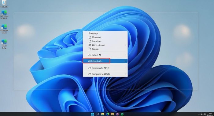 Windows 11のエクスプローラー標準機能による圧縮・解凍操作の画面