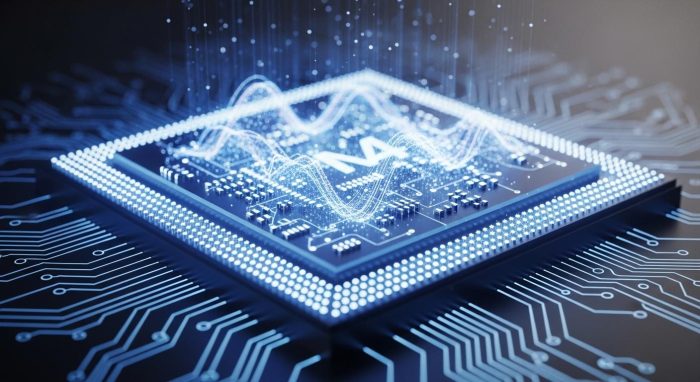 Appleチップの内部イメージ