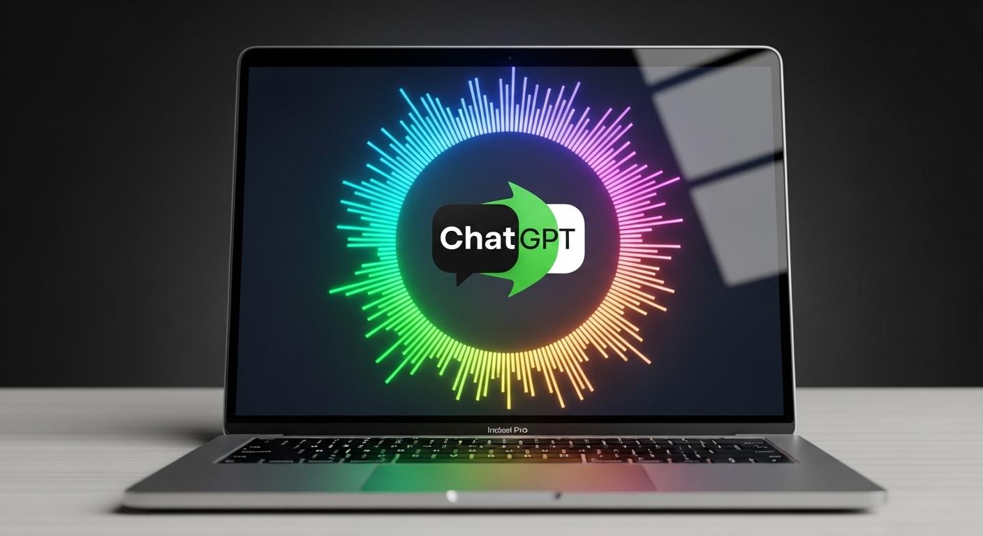 MacBook ProでApple IntelligenceとChatGPTを同時に活用している様子