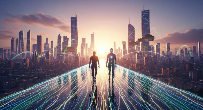 スマートフォンアプリで音声を使って画像を生成する様子